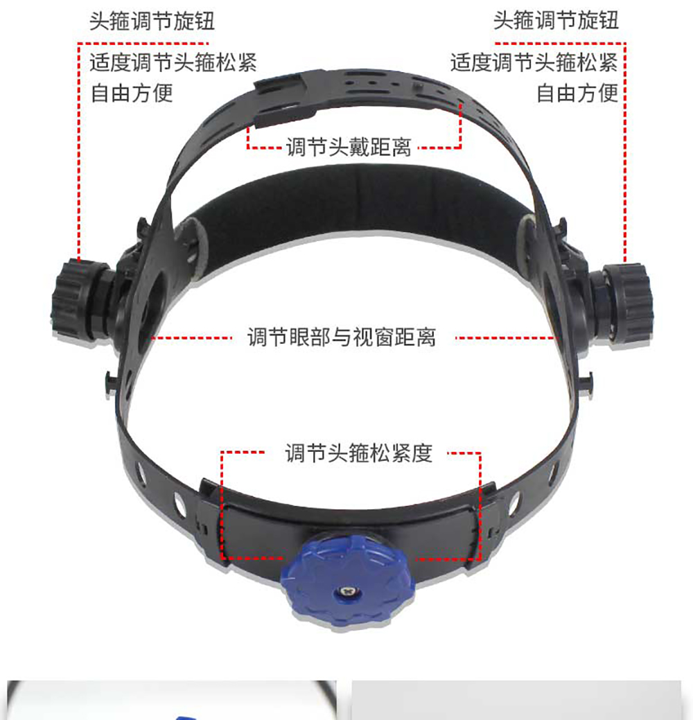 JASIC Electric Welding Machine Accessories Led Wire Control Head Portable Mounted Cold Welding Argon Arc Welding Mask Helmet