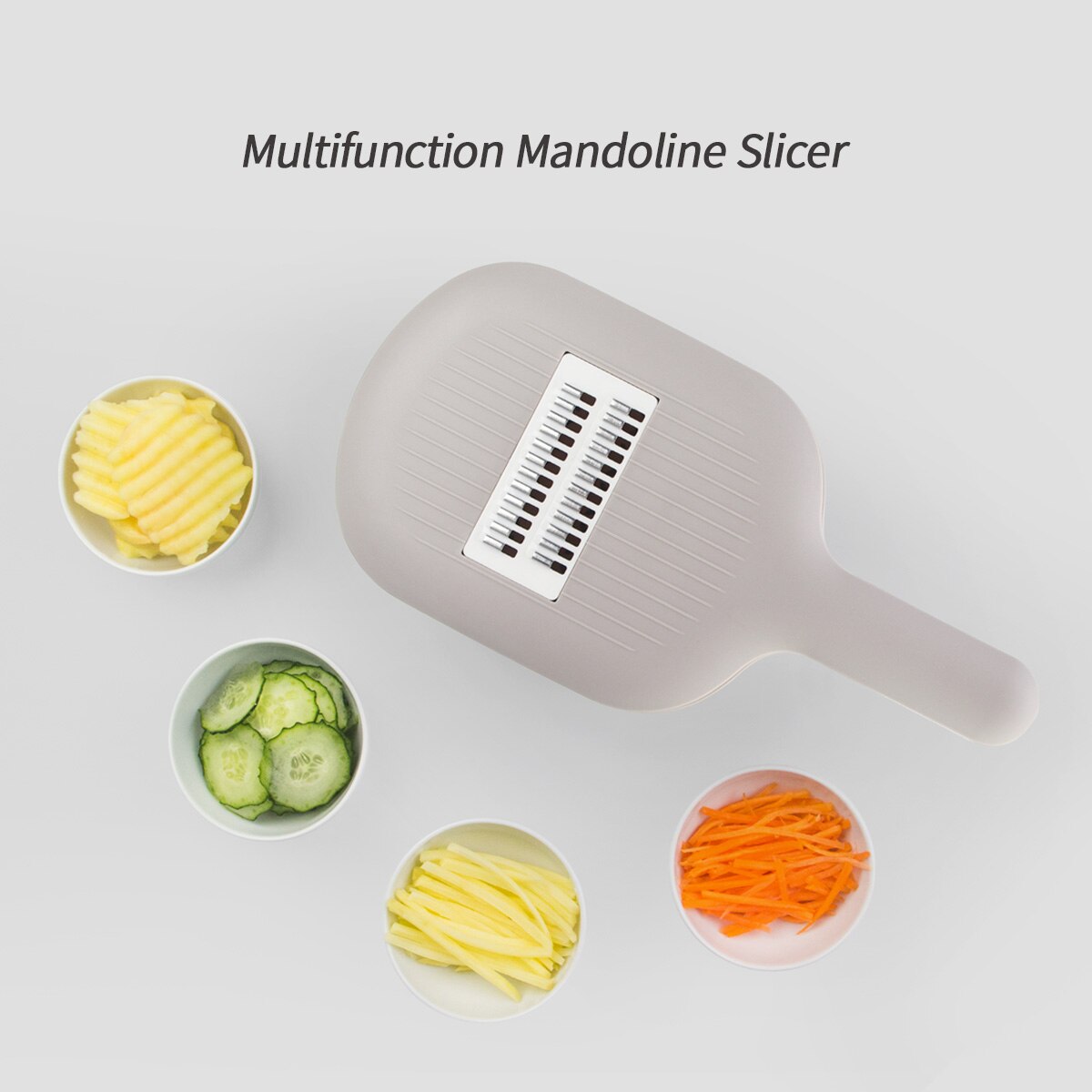 Seacreating 4 Blades Vegetable Chopper Dicer Mandoline Slicer Food Chopper Vegetable Spiralizer Vegetable Slicer Onion Chopper