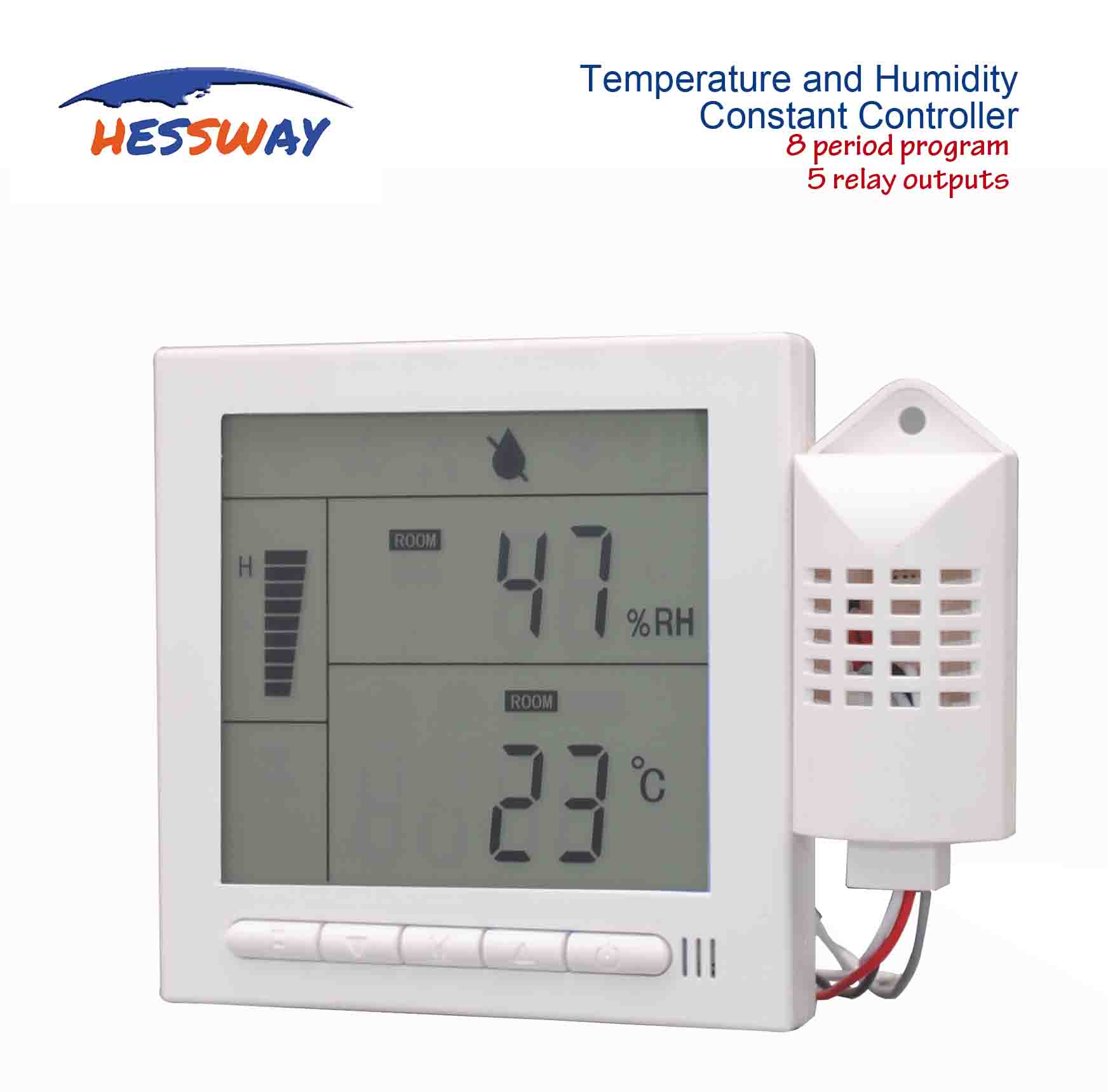 Heating / Cooling / Humidification / Dehumidification Constant temperature and humidity sensor incubator for 5 relay output