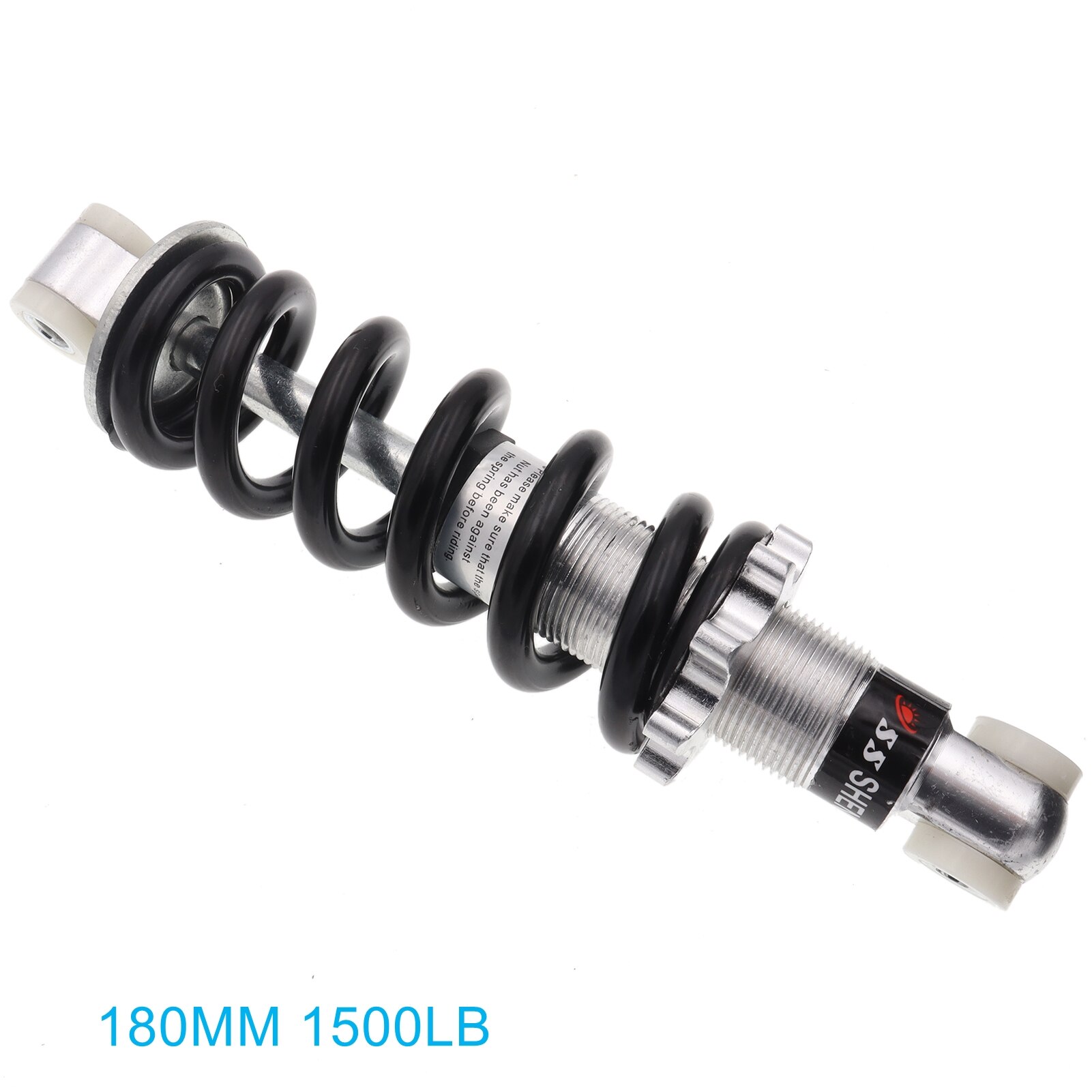 100mm/125mm/150mm/160mm/170mm/180mm/190mm/200mm Hinten Suspension Stoßdämpfer für 47cc 49CC Mini Elektrische Rolle Tasche Fahrrad: 180MM 1500LB