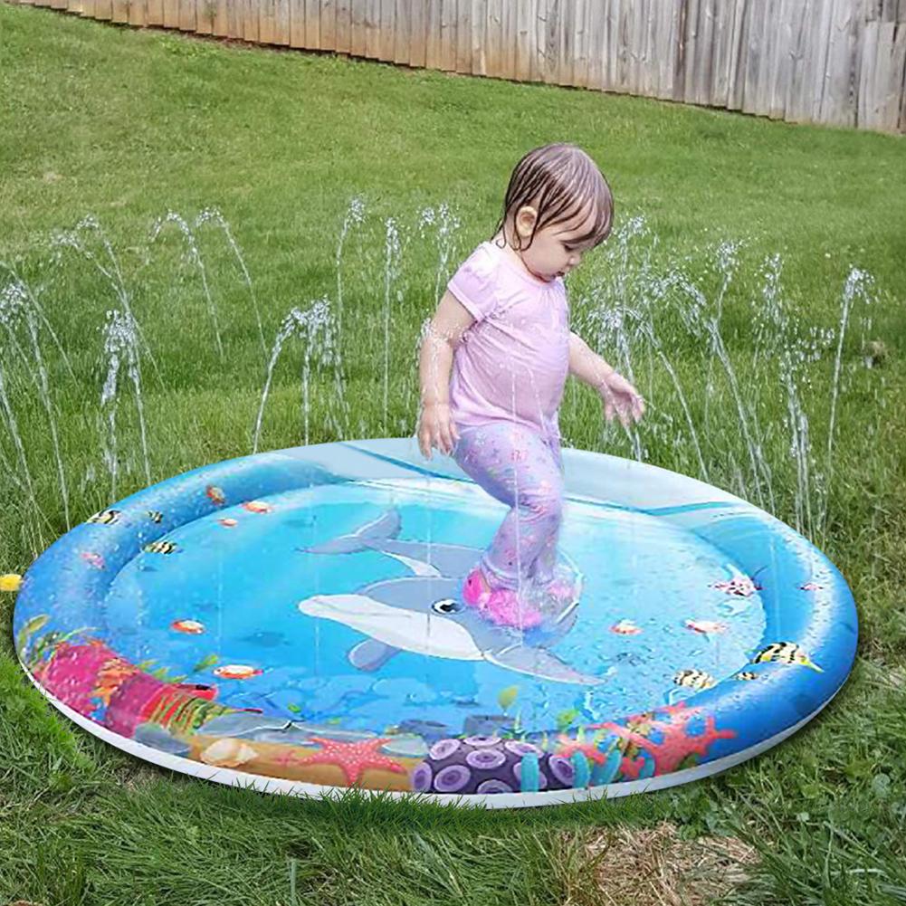 Opblaasbare Strooi Splash Play Mat Water Speelgoed Fun Outdoor Party Zomer Sprinkler Splash Pad voor Kinderen Peuters Kids