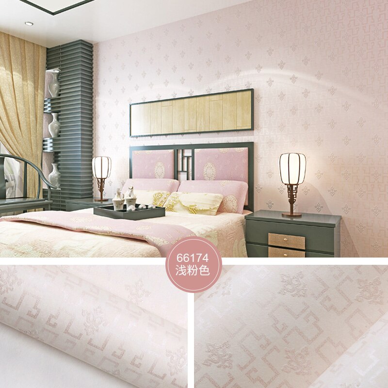 Roll Behang Palindrome Studie Behang Retro Slaapkamer Woonkamer Behang Hotel Decoratie Vliesbehang W115: 66174 / 2mx53cm