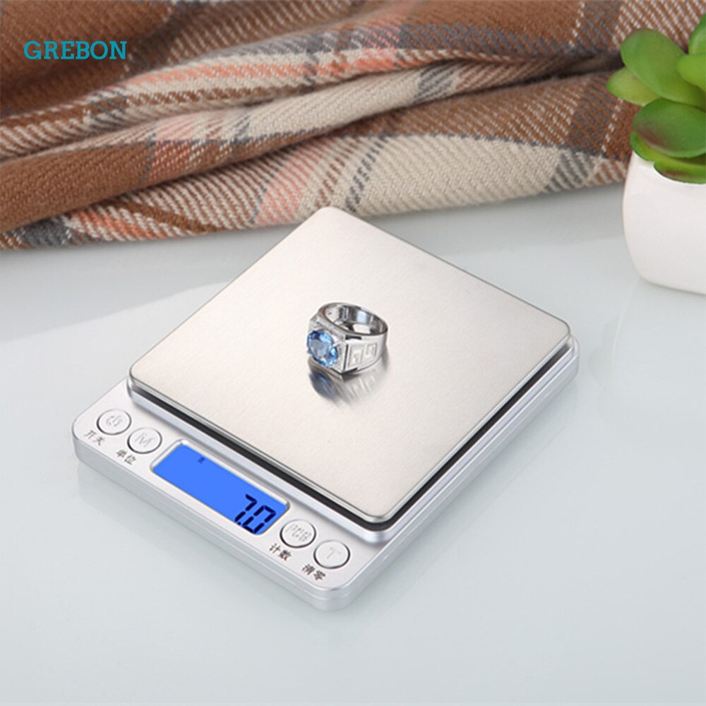 Digital Weight Scale For Kitchen Measuring Meter Electronic Balance Cuisine Food Diet Stainless Steel Portable Tool Precision