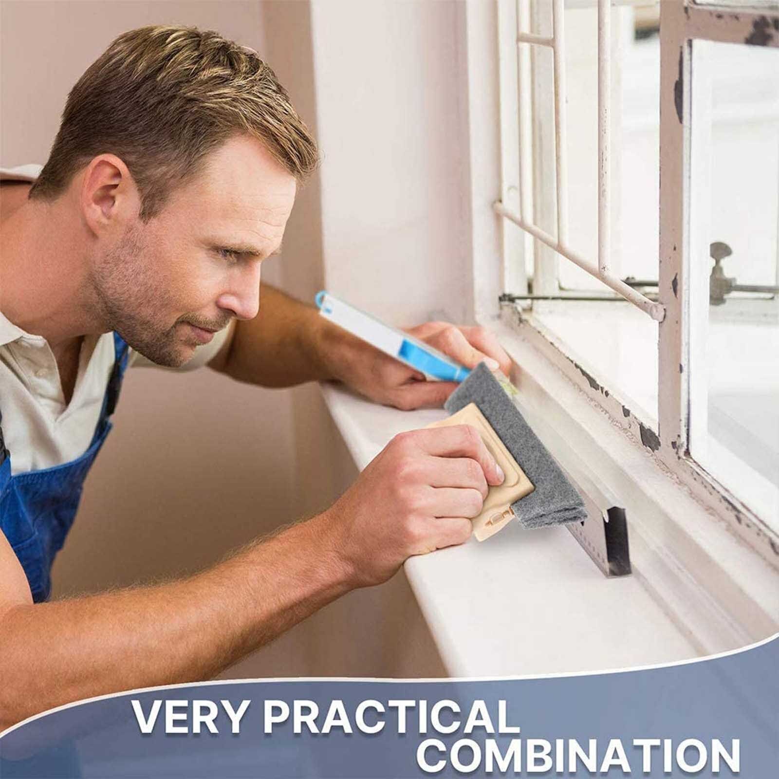 Household Window Groove Cleaning Brush Window Slot Cleaning Tool Window Sill Brush Multi-Purpose Cleaning Brush