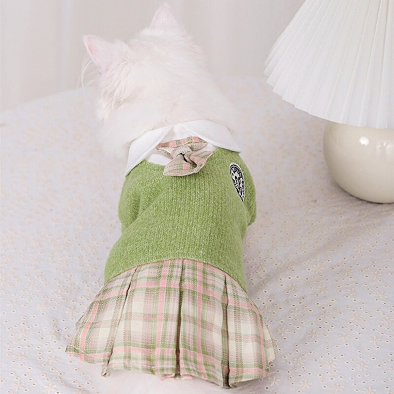 Simpatici vestiti per gatti per l'autunno inverno caldi gatti adorabili per la pelle abbigliamento per Ragdoll blu gatto gattino vestire ropa para gato