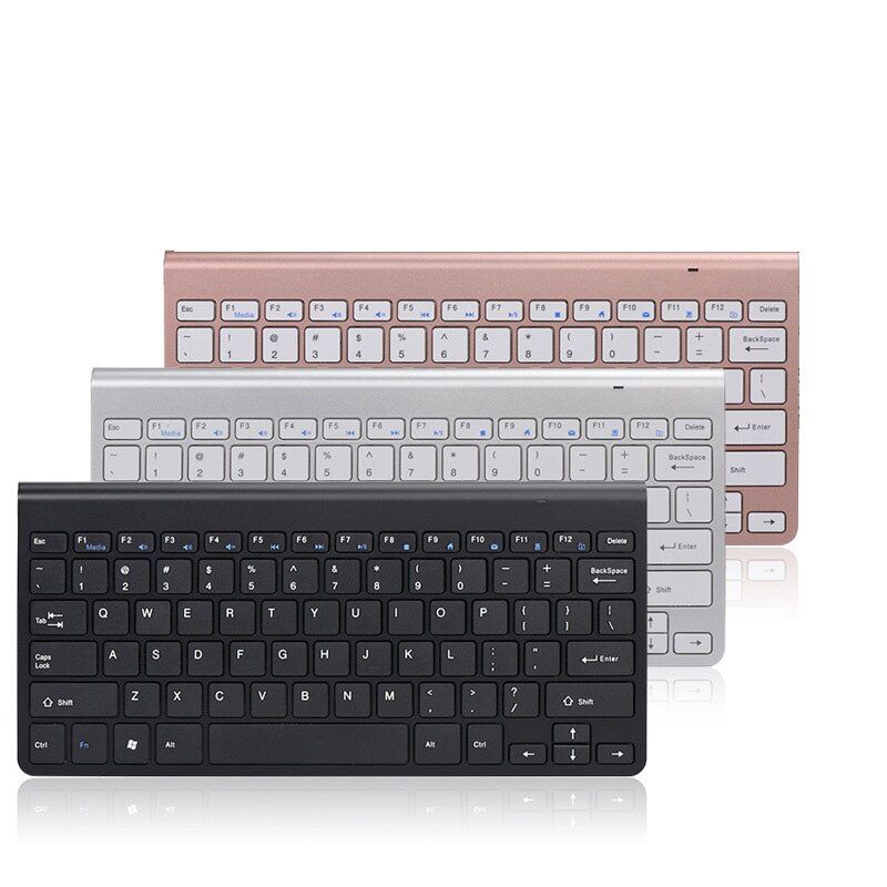 Ensemble Mini-souris optique et clavier sans fil étanche 2.4G, Rechargeable, silencieux, pour PC, ordinateur portable et Notebook