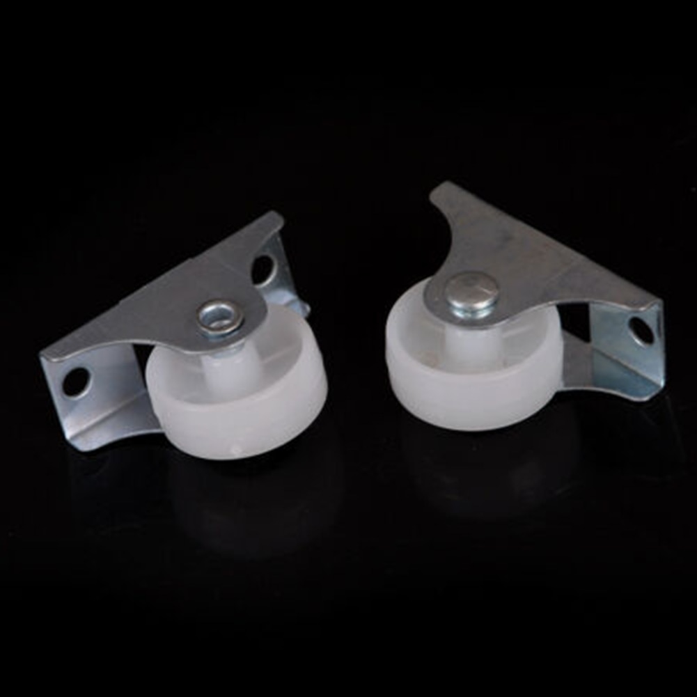 2Stck fest Möbel gerichtet Praktische Schublade Metall oben Platte Ersatz Zauberer Rad Starre Warenkorb PP Einfach Installieren