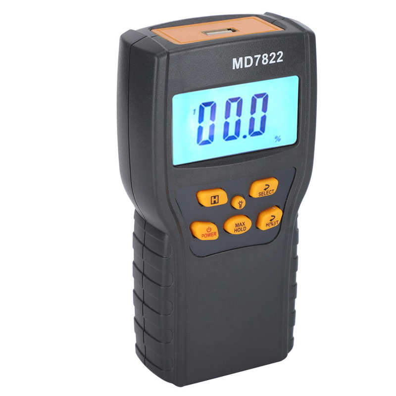 13.9x7x3.2cm Moisture Meter With Long Probe Digital Grain Wheat Rice Corn Moisture Measurement Tool