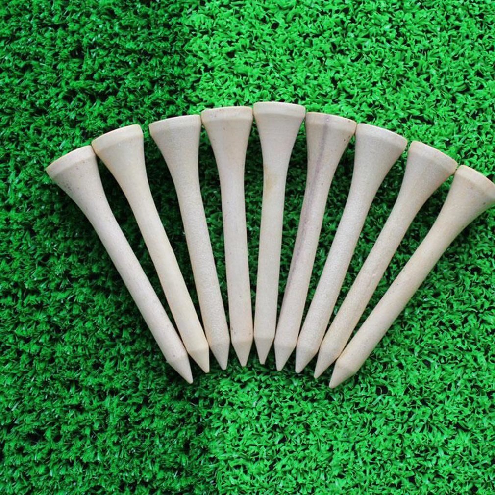100pcs/Pack Premium Wooden Golf Tees 54mm with Golf Ball Markers Universal Eco-Friendly Golf Tees Accessories