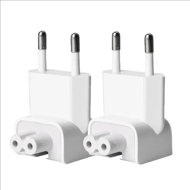 3-1PCS EU Plug Adapter 6A Fast Charging Travel Wall EU AC Chargers for Laptop Apple Macbook Air Pro Duck Head Outlet Converters: Orange