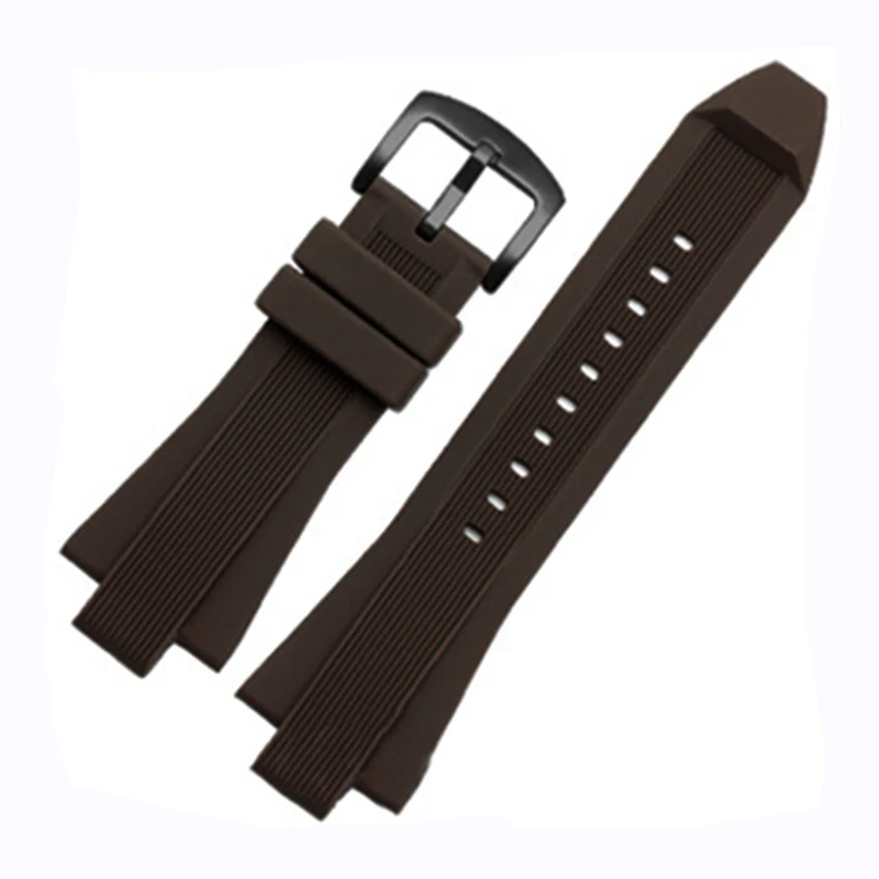 Silicone Watch Band for Michael Kors MK8184 MK8729 MK9020 MK8152 MK9020 MK9026 Soft Watch Strap Men Replace Watch Accessories: Light Pink White