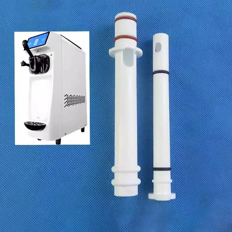 100%  puffstänger, puffrör, glassmaskin, reservtillbehör till mjukglassmaskiner: Ljusgul
