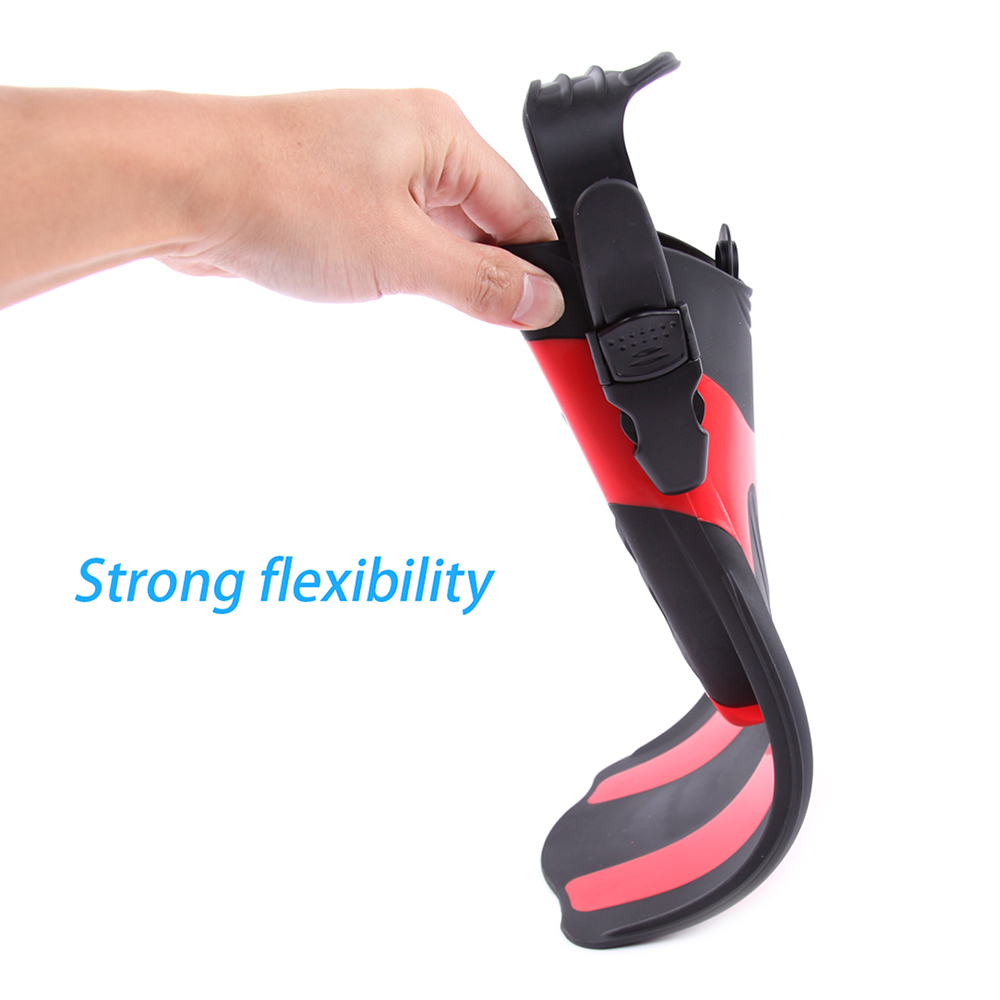 FN-200 de ballena aletas de natación adulto corto Scuba snorkel zapatos de natación aletas de pie Trek aletas de buceo con talón