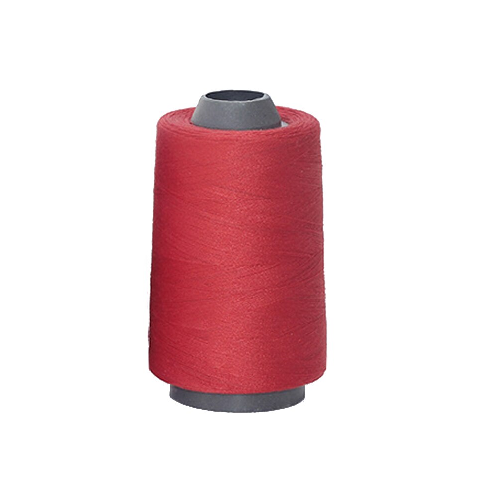 Holdbar sytråd 3000m yards krydssting strikning symaskine industriel tråd hjem multifunktionel polyester tråd  #3: Rød