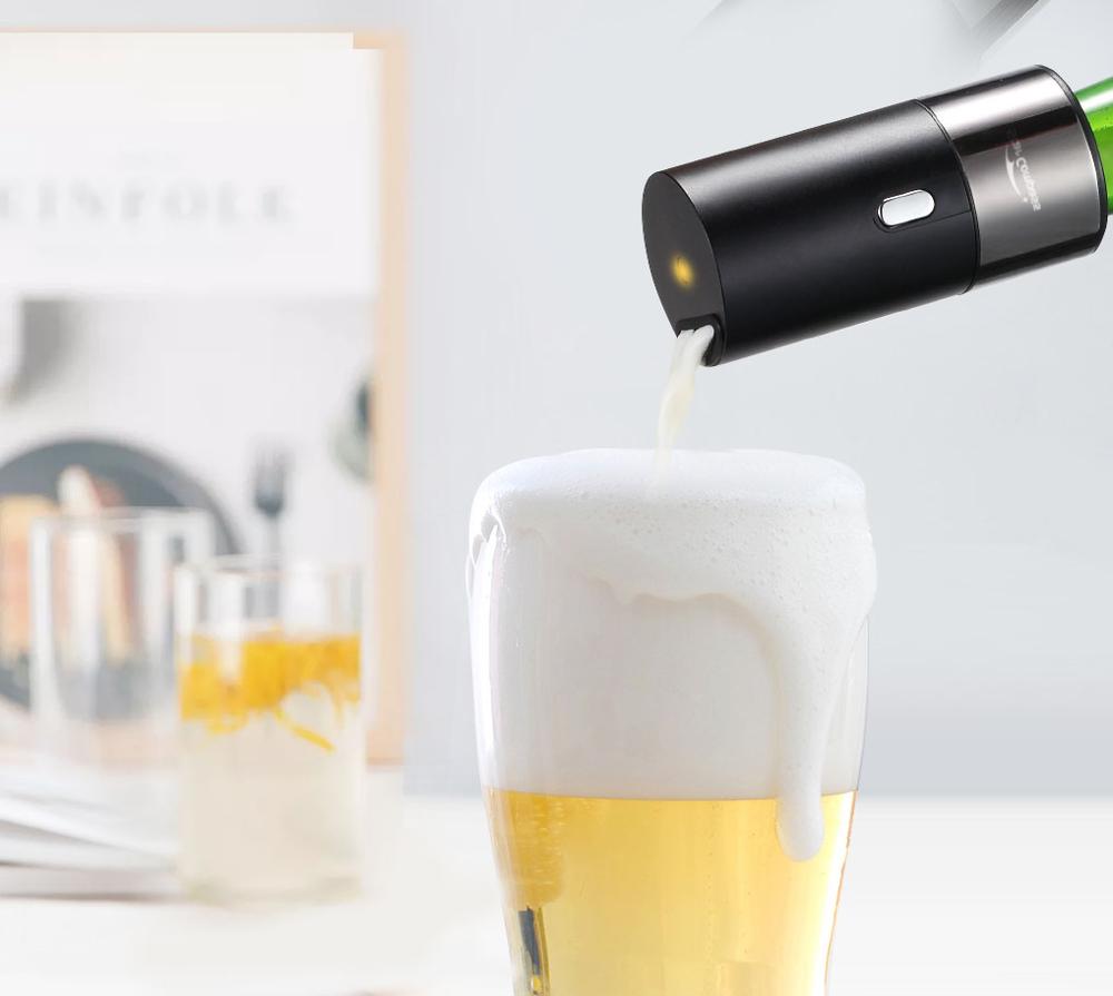 Xiaomi Star Compass Portable Mini Beer Foam Drinking Bubbler 40000 Times/s Household Ultrasonic Liquid Foam Machine Bubbler Tool