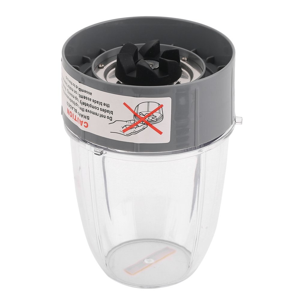 5 stuks hoge bekers, korte bekerdeksels met handvat, extractormesset voor sapcentrifuge, blenderaccessoires, beker en vervangbare set