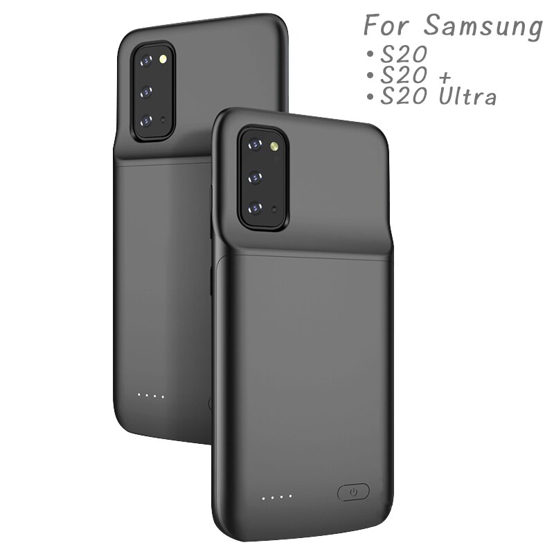 Voor Samsung S20 Ultra Batterij Oplader Case Slim Externe Batterij Powerbank Case Voor Samsung Galaxy S20 Plus S20 Backup case