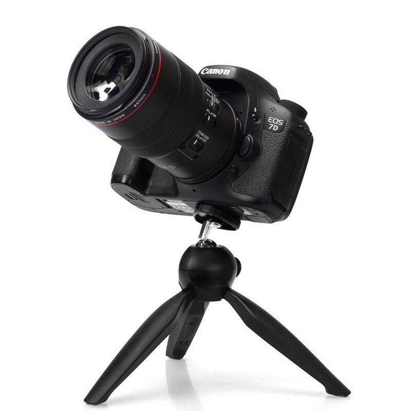 YT-228 YUNTENG 228 Mini trépied + pince de support de téléphone trépied de bureau pour reflex/appareil photo numérique Smartphones système sans miroir caméra
