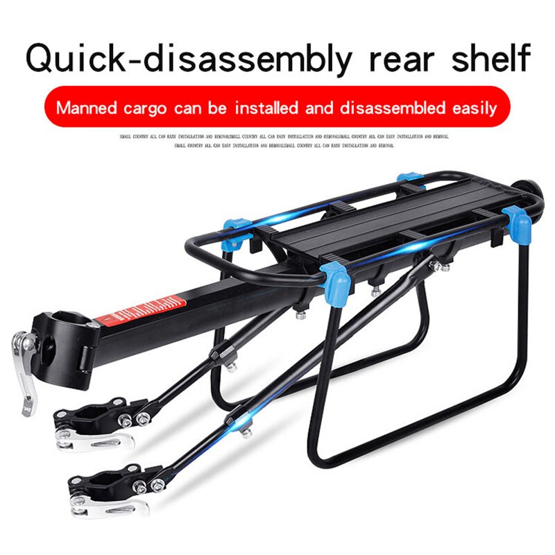 Large Scooter Rear Rack Riding Equipment Black Bike Scooter Quick Release ... – Vicedeal