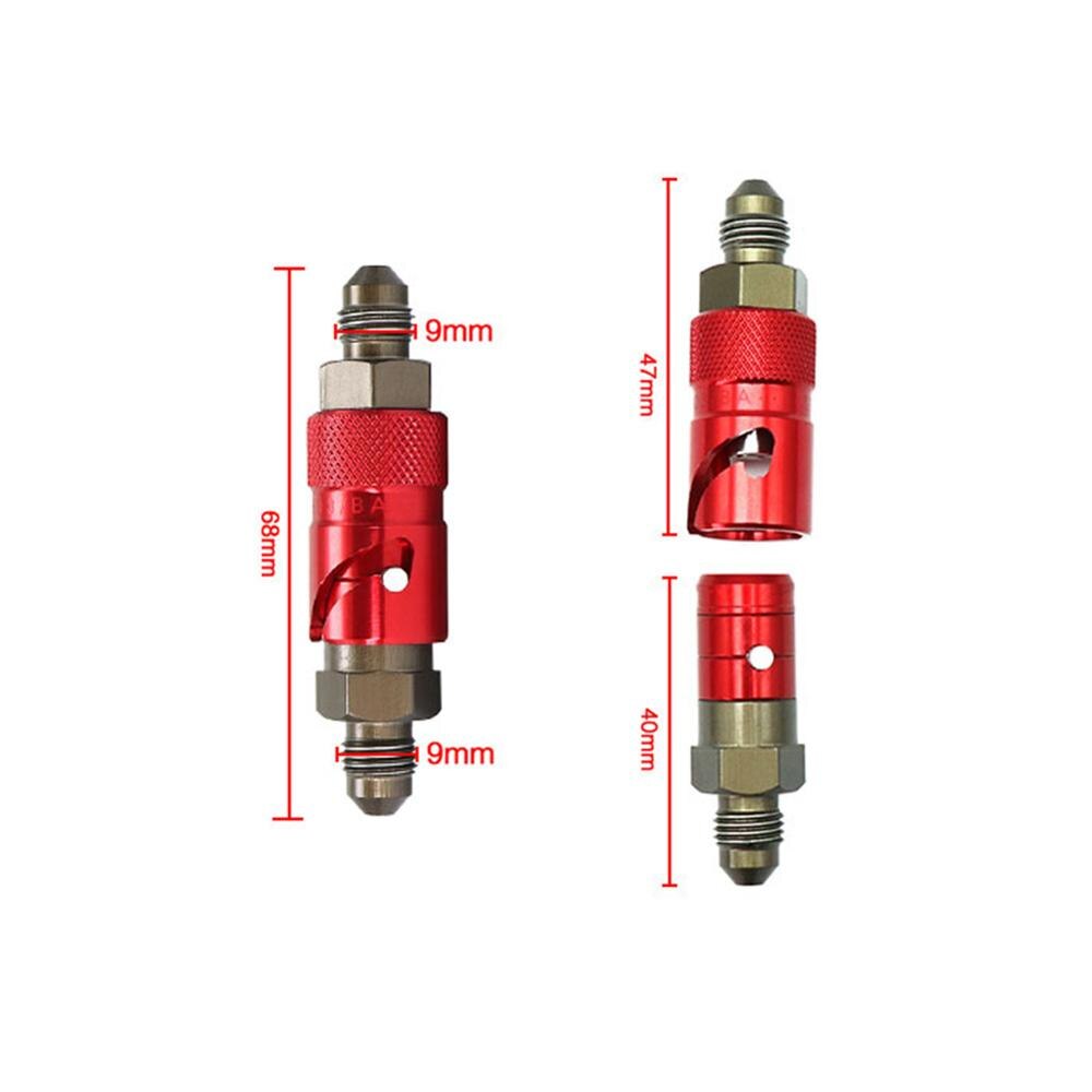 Motorcycle Brake Line Hose Aluminum AN3 Fluid Quick Release AN-3 Connect Fitting Adapter Kit for -Honda -Yamaha -KTM Cafe Racer