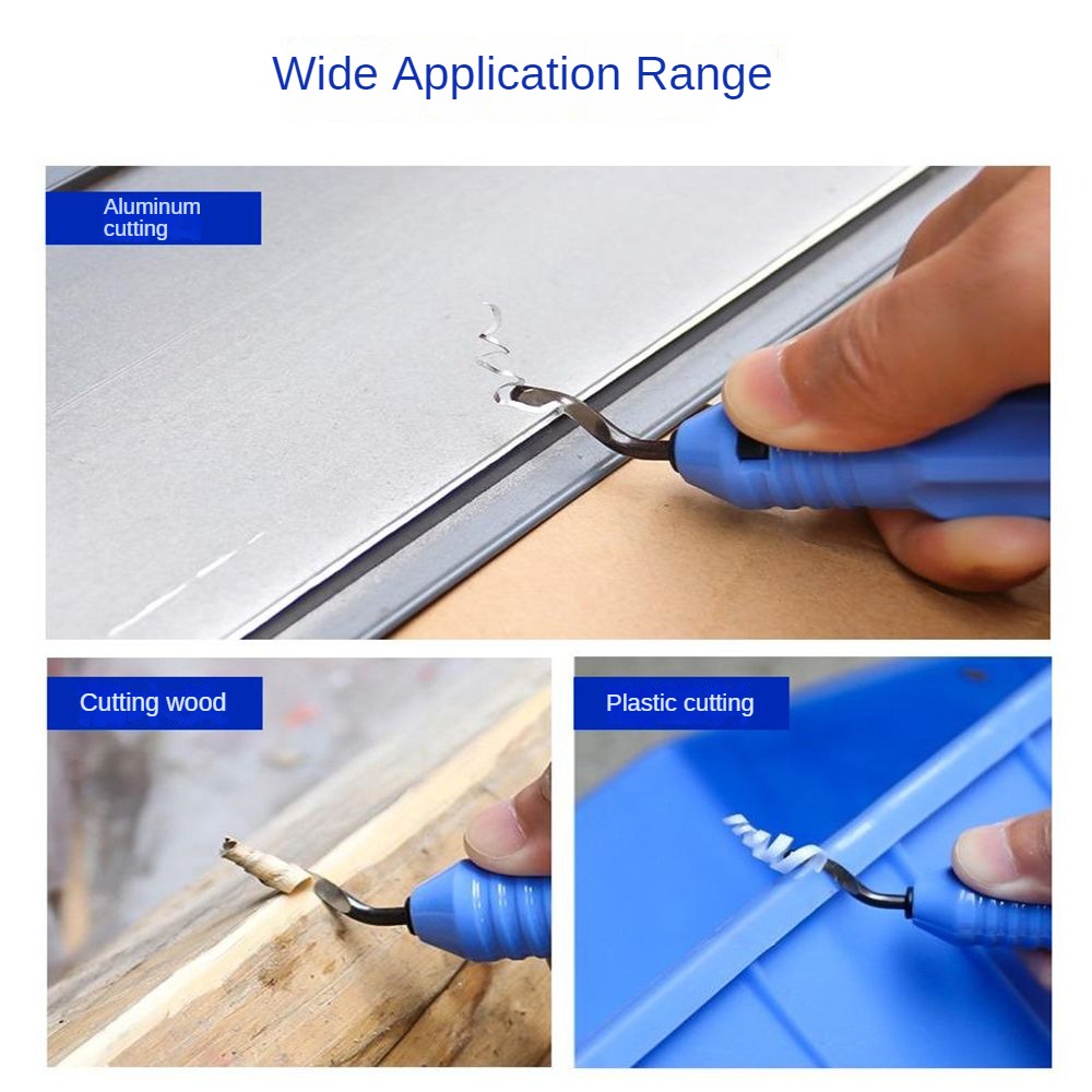 Burr Trimming Cutter NB1100 Handheld Portable Deburring Tool Edge Removing Tools+10pcs BS1010 Replacement Blade