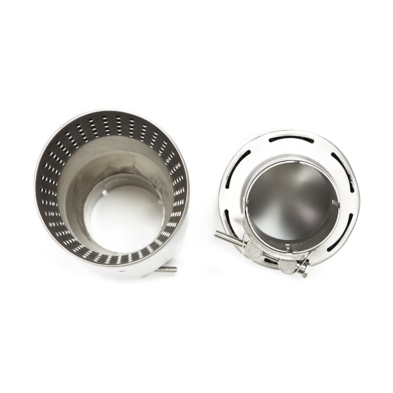 Embout de silencieux d'échappement universel GTI Golf 7 MK7, 57mm/60mm, 1 pièce, en acier inoxydable mat, pour voiture