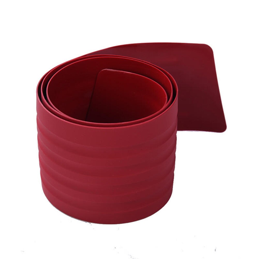 Gummi bil dørkarm kofanger beskytter bagagerumsbeskyttelse plade klistermærke bagkofanger beskyttelse trim cover strip ridseplade