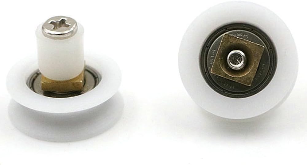 10 Stuks Nylon Katrol Lagers – Ingebedde Groef, 5x23x7 Mm, Geschikt Voor Schuifdeuren, Lades En Meubels 1 miniatura