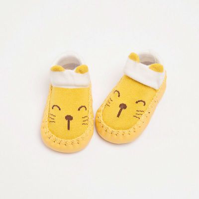 Baby Socks with Rubber Soles Animal Pattern Infant Foot Sock for Newborn Spring Kid Floor Socks Shoes Anti-Slip Soft Sole Sox