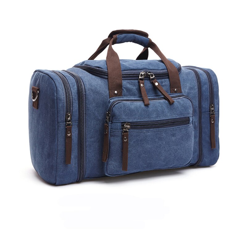 Zachte Waterdichte Mannen Reistassen Voeren Op Grote Capaciteit Duffle Waterafstotend Tassen Handbagage Weekend Tas Voor Vrouwen: Blue