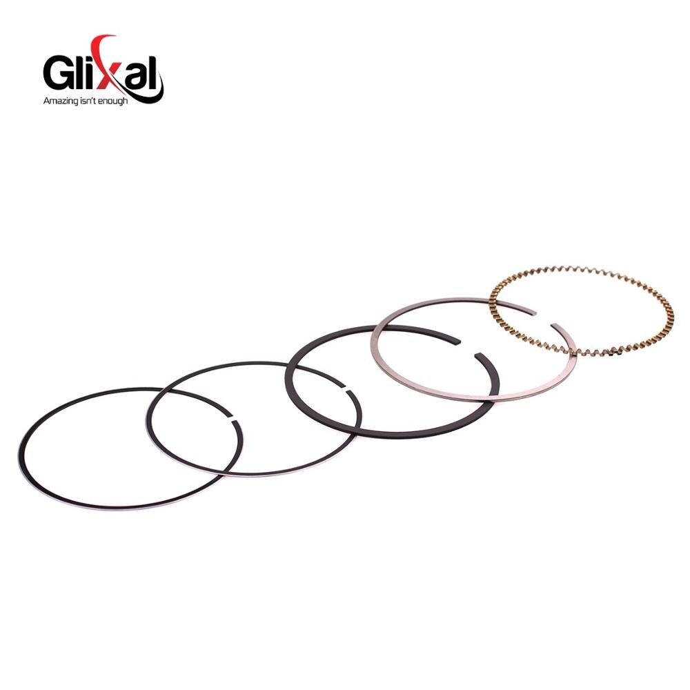 Glixal GY6 175cc 180cc 157QMJ 61mm Piston Kit Ring for TANK ROKETA JALON STRADA TaoTao Peace Moped Gas Scooter ATV Go kart, UTV