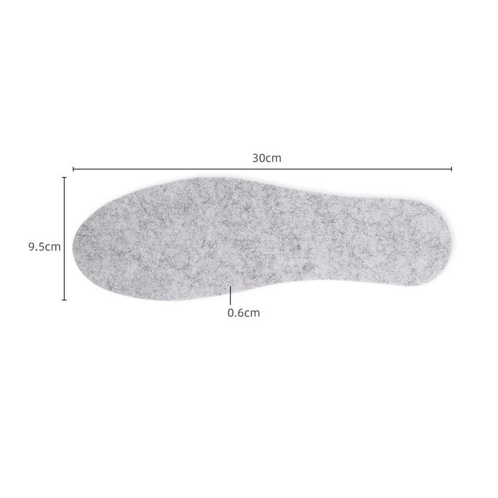 Boot Insole Washable Comfortable Shoe Insert for Cold Winter