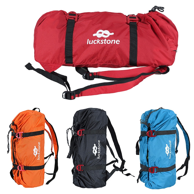 Klimmen Touw Zak Klimmen Krijt Zak Draagbare Outdoor Veiligheid Touw Waterdichte Verstelbare Vouwen Accessoires Klimmen Apparatuur