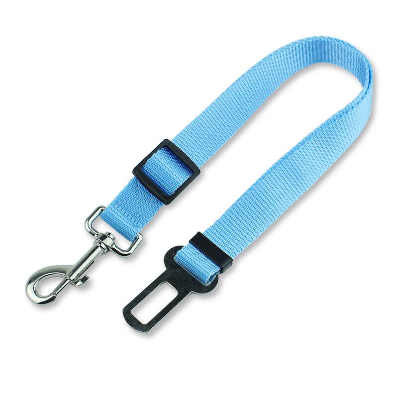 Pet Hond Kat Autogordel Verstelbare Harnas Veiligheidsgordel Lead Leash voor Kleine Honden Reizen Clip Veiligheid Dierbenodigdheden: Blue