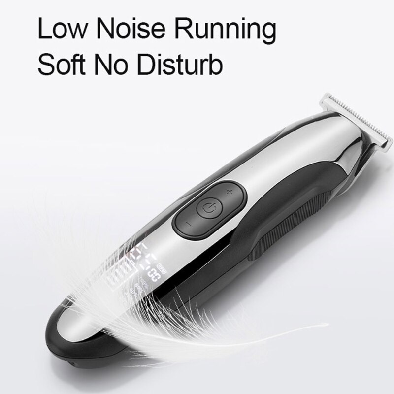 4 in 1 Electric Hair Clippers for Men Beard Trimmer Cordless USB Rechargeable LCD Display Multifunctional Grooming Kit Travel Po