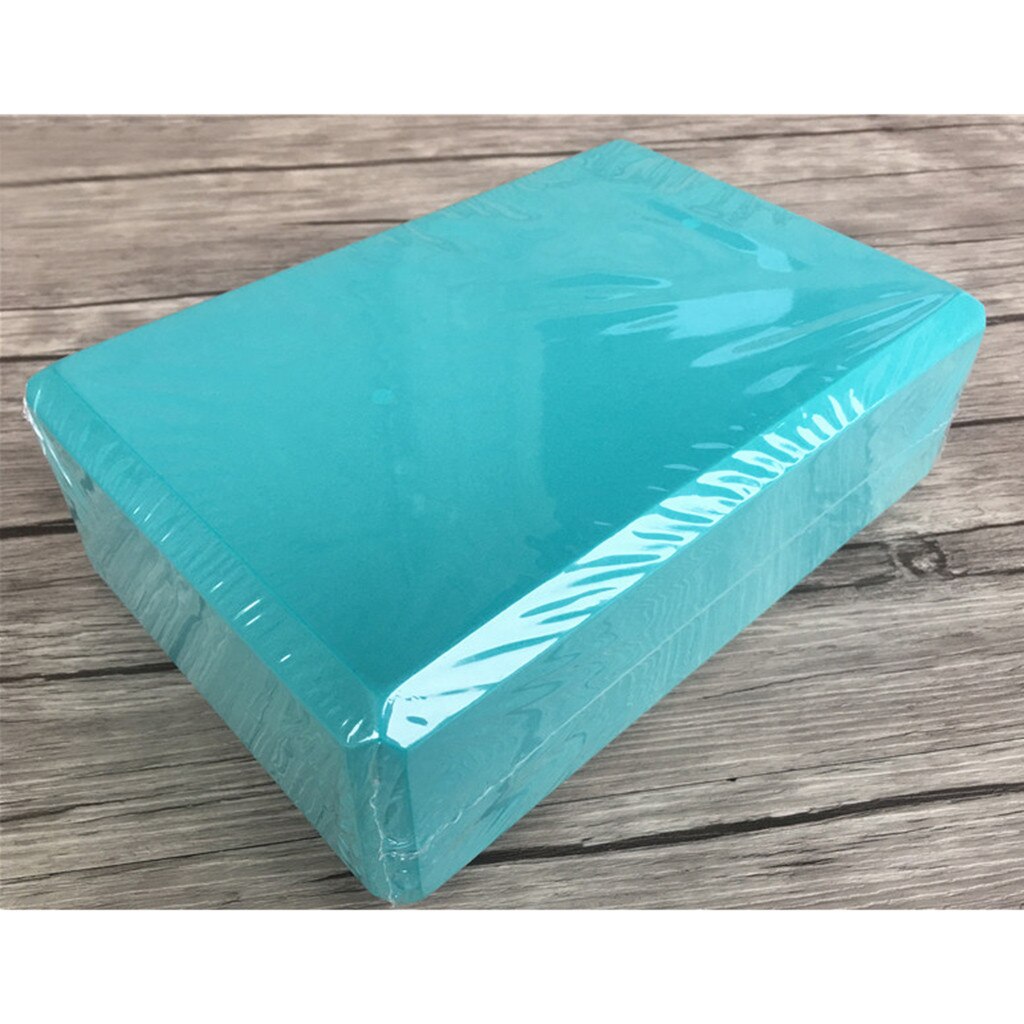Yoga Cork Block blue lightweight portable Pilates Foam Brick Home Stretch Gym Fitness Exercise Tool Fitness yoga supplies