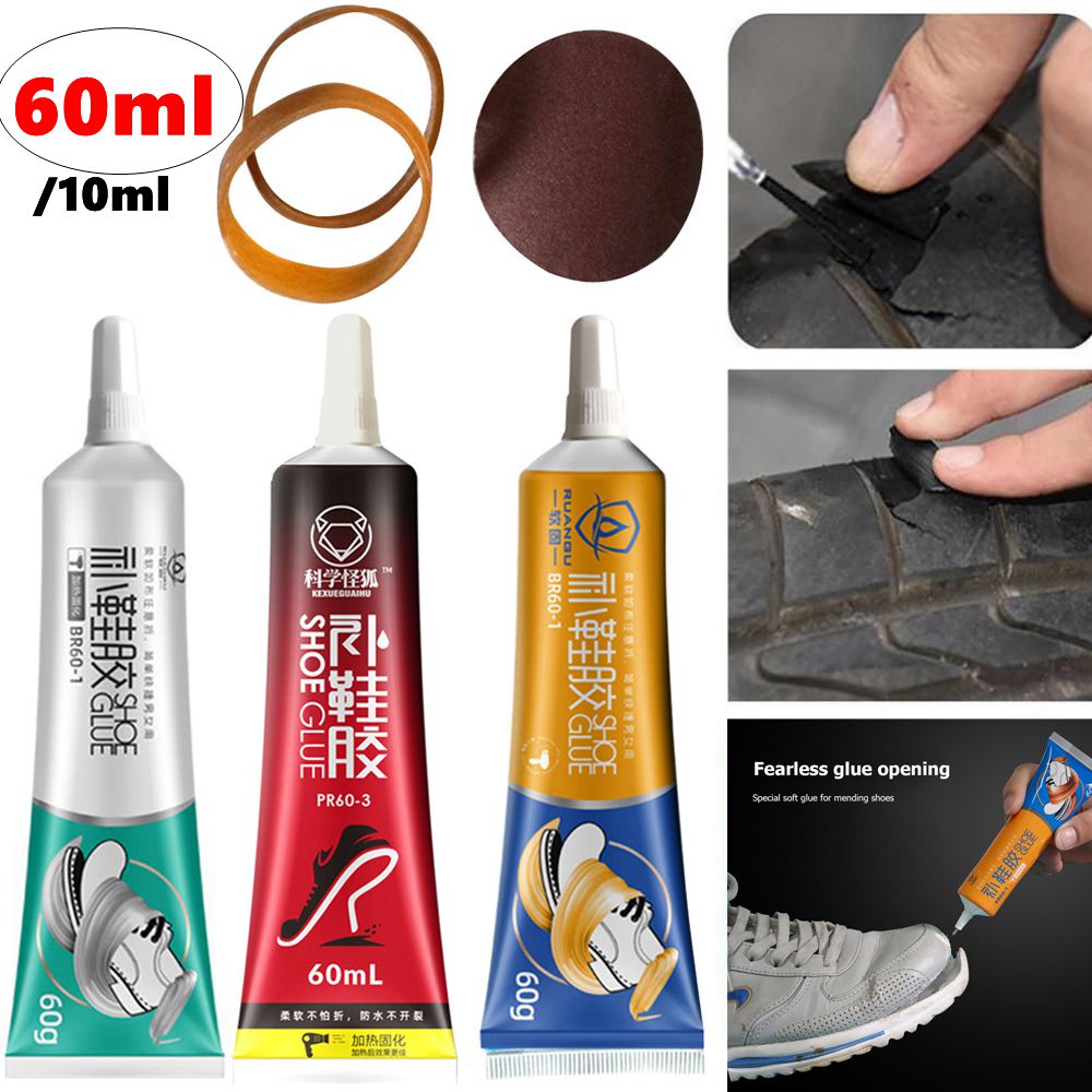 60/10ml Strong Shoe-Repairing Adhesive Universal Waterproof Quick-drying Glue Shoemaker Special Leather Shoe Repair Glue