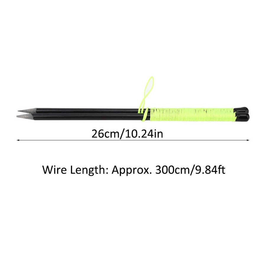 Golf Swing Putting String Stick Fiberglass Stick Lightweight Alignment Golf Swing Putting String Peg Stick Direction Training