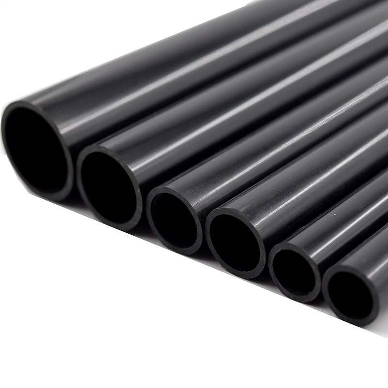 Black PVC Pipe O.D 20～50mm Agriculture Garden Irrigation Hard Tube Fish Tank Water Pipe Aquarium Supplies Home DIY Freme Tube