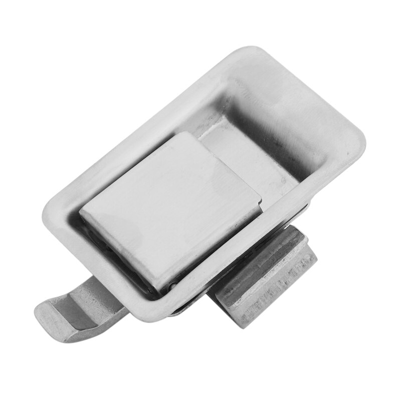 Stainless Steel Recessed Mounted Latch Mini Flush Mount Paddle Handle Lock for RV/Camper/Trailer/Cabinet/Tool Box Etc