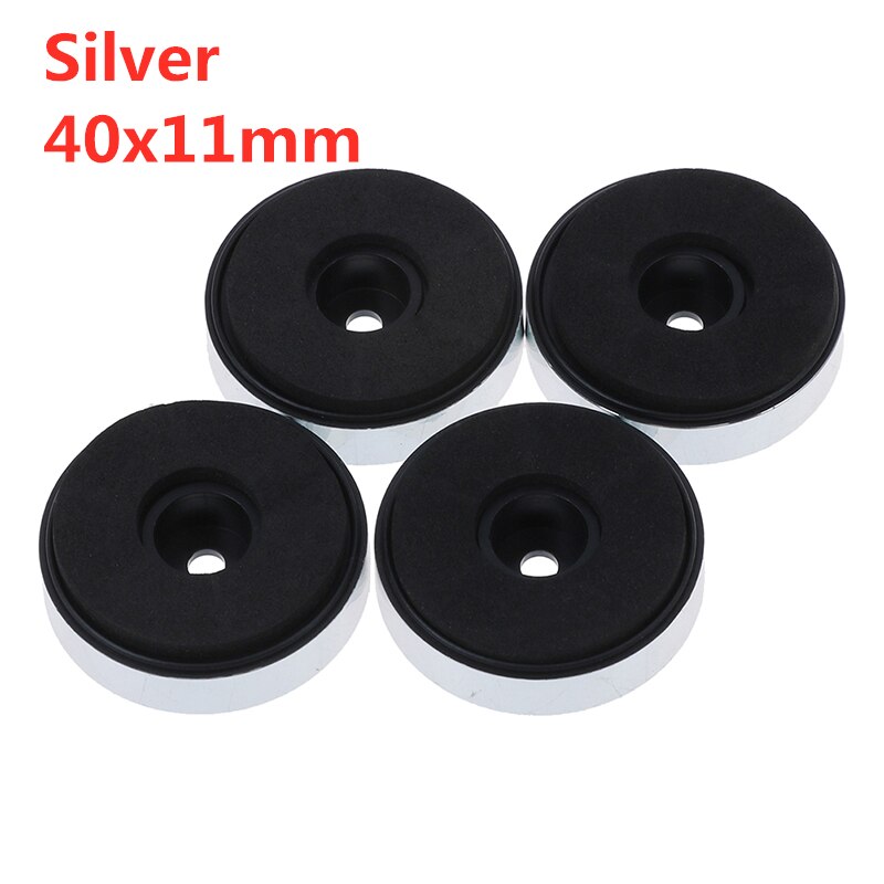 4 Pz/lotto 30x8 millimetri 40x11mm FAI DA TE Picchi di Altoparlanti Del Basamento Piedini Audio Attivo Altoparlanti Parti di Riparazione home Theater Sistema Audio Commercio All'ingrosso: Silver 40x11mm