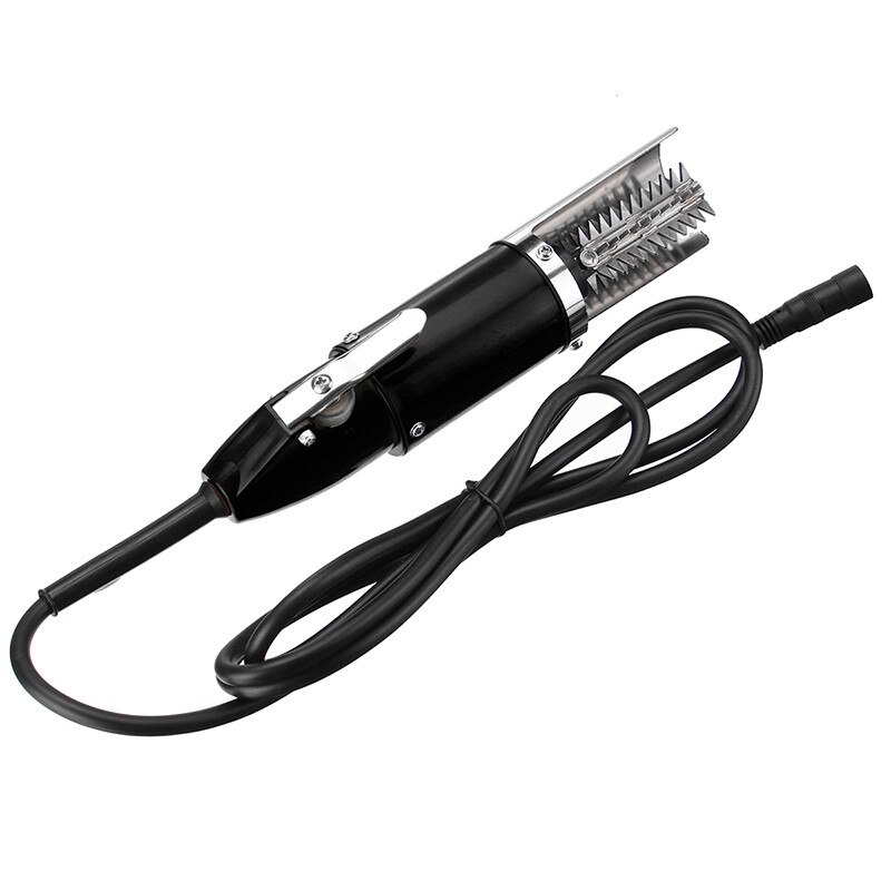 110-220V/12V/24V 120W Electric Fish Scaler Waterproof 6 Blades Fish Remover Cleaner Descaler Scraper Seafood Tools