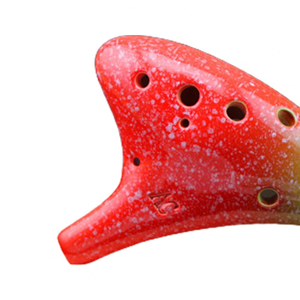 Alto C Ocarina Sterrenhemel 12 Hole Alto C Ocarina Gat Muziek Collectie Keramische Tenor Ocarina Instrument Beginner