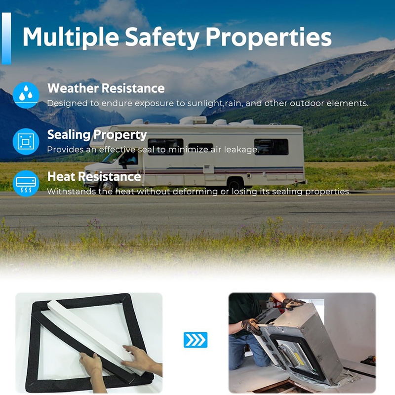 25071 rv & Wohnmobil Dach klimaanlage Dichtung ssatz, selbst klebende Bilderrahmen dichtung & selbst klebende Nivel lierpads