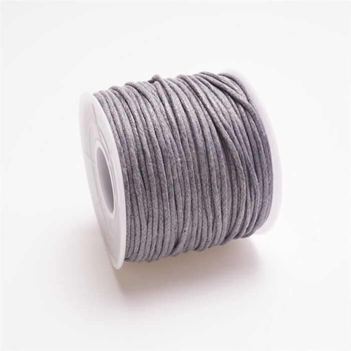 1.5mm 15m/35m Waxed Cotton Cord Beading Cord Waxed String Wax Cord for Jewelry Making and Macrame Supplies Roll Spool HK055: S / PURPLE