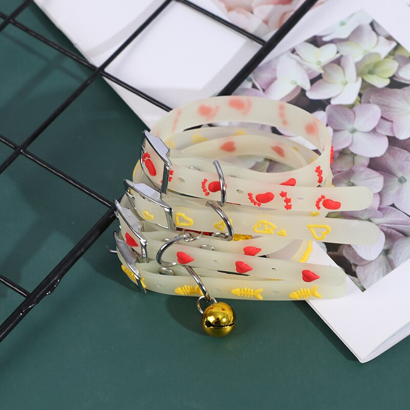 Lichtgevende hondenhalsband met bellen, lichtgevende kattenhalsband, lichtgevende hondenhalsband