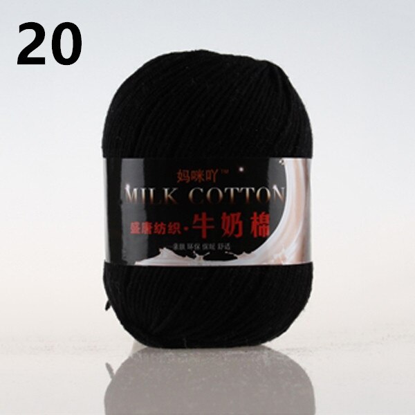 Craft art Dubbele breien Haak DK Garen Wol Melk fiber katoen 50g Bal: 20
