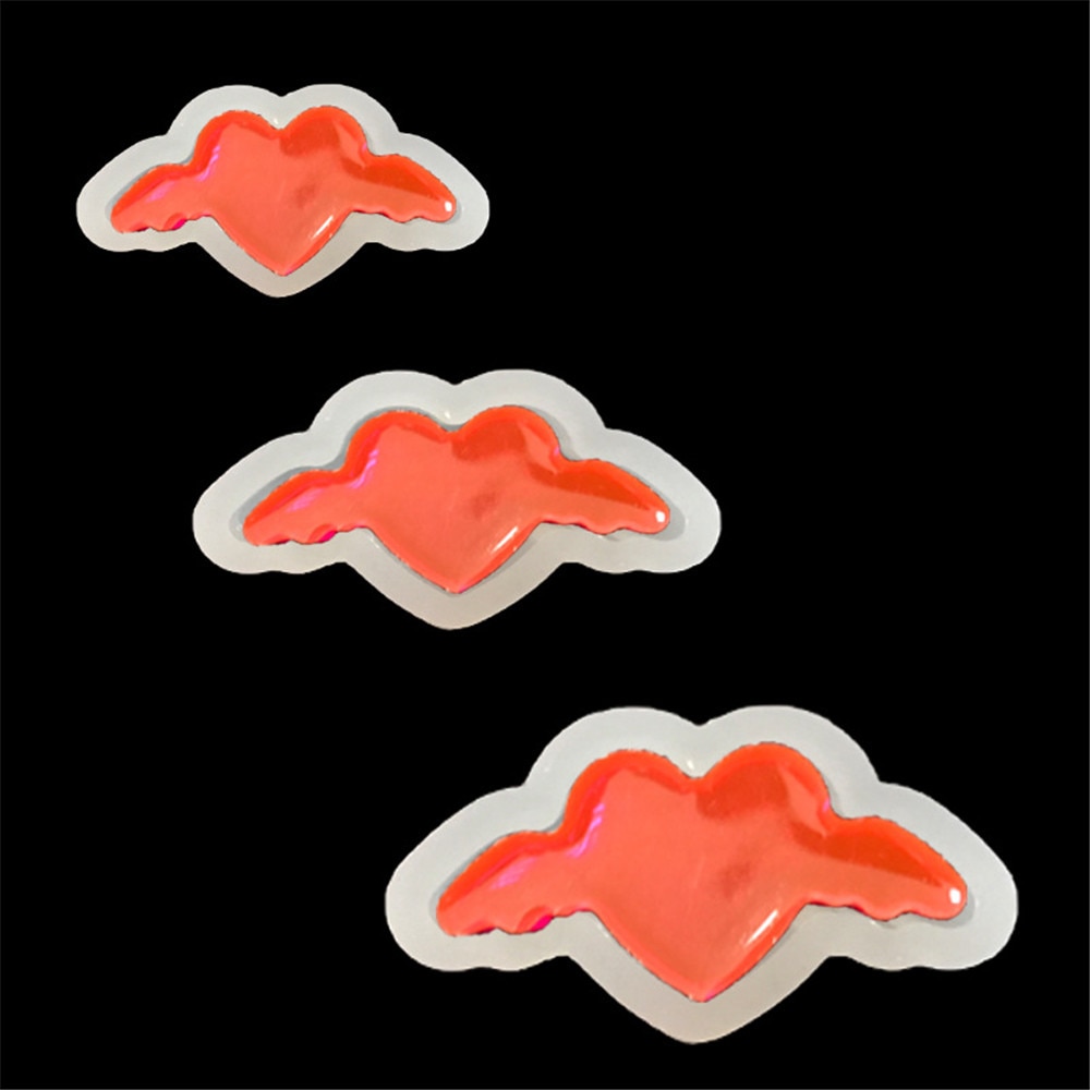 Vleermuis/engel hart/spook siliconen mal toverstaf kruis klei epoxyhars mal hanger mallen snoep chocolade cakevorm bakgereedschap
