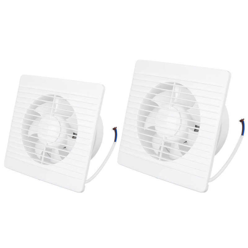 Ventilator Muur Gemonteerde Uitlaat Fan 7-Bladen Ventilator Met Terugslagklep Voor Keuken Badkamer 220V badkamer Ventilatie