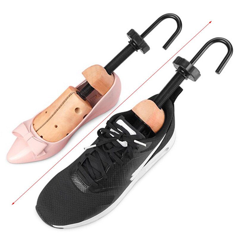 AUAU-Expanding Shoes Tree Shoe Support Device for Men and Women High-Heeled Tree Wood+Plastic+Metal Shoe Tree Size 35-40